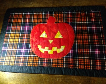 Halloween Pumpkin Table Topper/ Wall Hanging