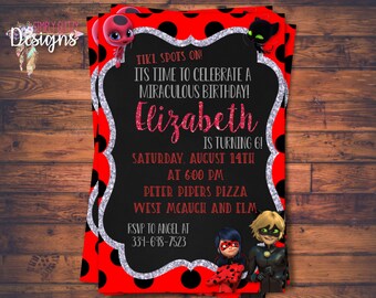 Ladybug Invitations Etsy Ladybug Invitations Etsy