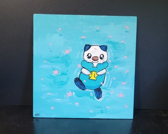 Relaxing Oshawott painting