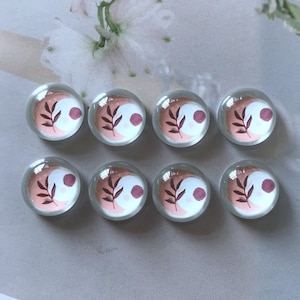 Moon Cabochon,Moon Sun Leaf photo glass Cabochons 10mm 12mm 14mm 16mm 18mm 20mm 25mm 30mm 35mm 40mm glass dome cameo cabochon -R868d9