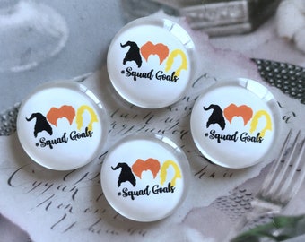 Witch Cabochon,Magic Witch Squad Goals glass Cabochon,10mm 12mm 14mm 16mm 18mm 20mm 25mm 30mm 35mm 40mm halloween glass dome cameo-DN984d3