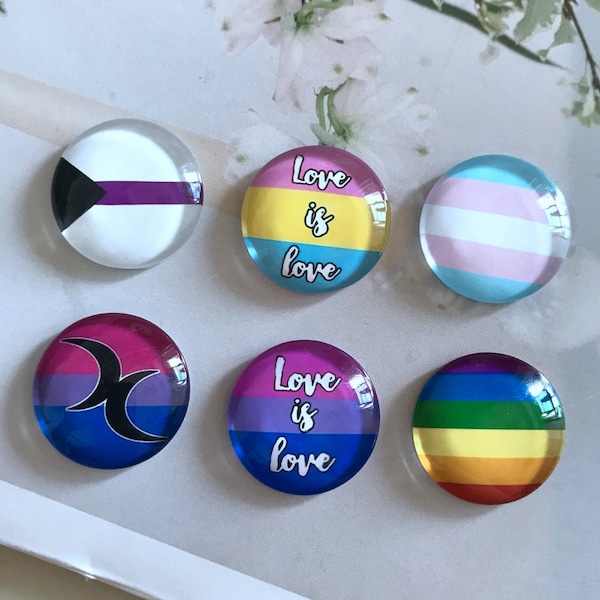 Pride Cabochon - Gay Pride Lgbt Lgbtq photo Cabochons 10mm 12mm 14mm 16mm 18mm 20mm 25mm 30mm 35mm 40mm glass dome cameo-R0154d