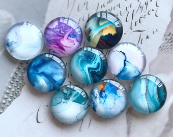 Watercolor Cabochon,Art photo glass Cabochons 10mm 12mm 14mm 16mm 18mm 20mm 25mm 30mm 35mm 40mm image glass dome cameo-R968d