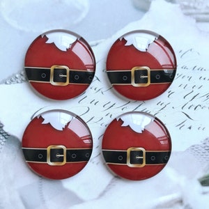 Cabochon de Noël rond en verre pour photo Père Noël 10 mm 12 mm 14 mm 16 mm 18 mm 20 mm 25 mm 30 mm 35 mm 40 mm Dôme photo en verre-R183103