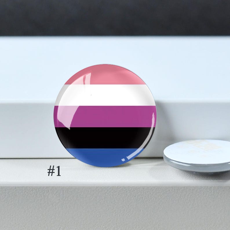 Cabujón con la bandera LGBT, cúpula de cristal con los colores del arcoíris, 10 mm 12 mm 14 mm 16 mm 18 mm 20 mm 25 mm 30 mm 35 mm 40 mm. Cameo de cristal con imagen LGBTQ del orgullo gay - DN1214 #1