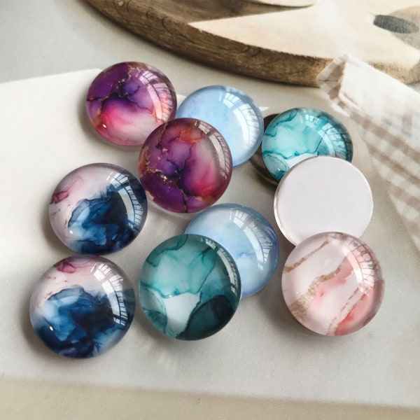 Watercolor Picture Cabochon, Art photo glass Cabochon,10mm 12mm 14mm 16mm 18mm 20mm 25mm 30mm 35mm 40mm image glass dome beads -R1070d