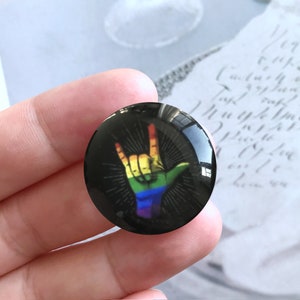 Rainbow Pride Cabochon/Bilder Glas Druckknopf,10mm 12mm 14mm 16mm 18mm 20mm 25mm 30mm 35mm 40mm Glaskuppel/Ingwer Druckknopf -R223320