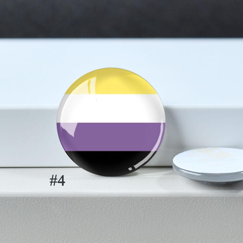 Cabujón con la bandera LGBT, cúpula de cristal con los colores del arcoíris, 10 mm 12 mm 14 mm 16 mm 18 mm 20 mm 25 mm 30 mm 35 mm 40 mm. Cameo de cristal con imagen LGBTQ del orgullo gay - DN1214 #4