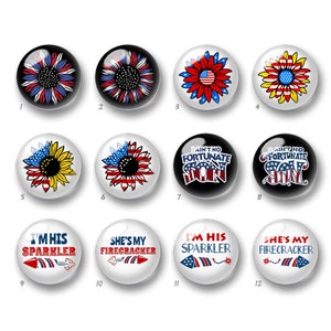 Cabochon de tournesol drapeau des États-Unis, dôme en verre du 4 juillet, 10 mm 12 mm 14 mm 16 mm 18 mm 20 mm 25 mm 30 mm 35 mm 40 mm DIY image image perles de verre-DN283