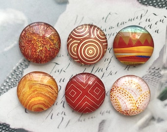 DIY Earthly Tone Cabochon,Art Painting Image Cabochon 10mm 12mm 14mm 16mm 18mm 20mm 25mm 30mm 35mm 40mm image glass dome cameo-R121512