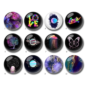 10 pièces 10 mm 12 mm cabochon galaxie, dôme en verre lune terre, 14 mm 16 mm 18 mm 20 mm 25 mm 30 mm 35 mm 40 mm bricolage espace image image perles de verre-DN661
