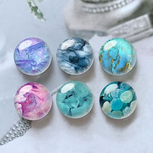 10st 10mm 12mm aquarel cabochon, kunst schilderij foto glazen koepel, 14mm 16mm 18mm 20mm 25mm 30mm 35mm 40mm DIY afbeelding glazen kralen-DN666
