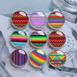 Cabochon rayures arc-en-ciel, Dôme en verre LGBTQ Gay Pride, 10 pièces 10 mm 12 mm 14 mm 16 mm 18 mm 20 mm 25 mm 30 mm 35 mm 40 mm Perle en verre pour image - DN663