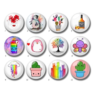 Cabochon Rainbow Pride, dôme en verre photo cactus, 10 mm 12 mm 14 mm 16 mm 18 mm 20 mm 25 mm 30 mm 35 mm 40 mm DIY image image camée en verre perles-DN918