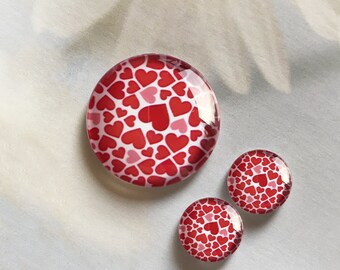 Love Heart Cabochon / Picture glass Snap Button,10mm 12mm 14mm 16mm 18mm 20mm 25mm 30mm 35mm 40mm Glass Dome/Ginger Snap Button -R223529