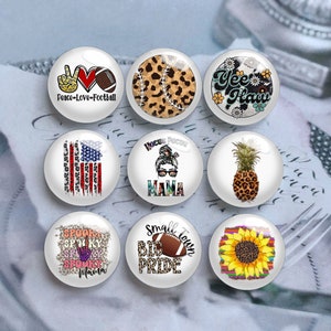 Basketball Cabochon Baseball Glaskuppel, 10 mm 12 mm 14 mm 16 mm 18 mm 20 mm 25 mm 30 mm 35 mm 40 mm DIY Leopard Bild Glasperlen-DN1004
