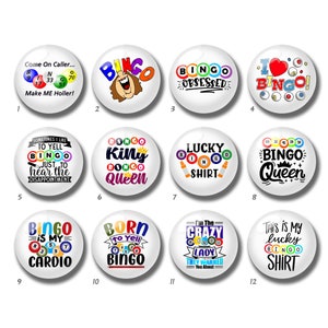 Cabujón de Bingo, cúpula de cristal Ganme, 10mm 12mm 14mm 16mm 18mm 20mm 25mm 30mm 35mm 40mm DIY imagen cuentas de vidrio-DN750