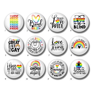 Cabochon LGBT, dôme en verre Rainbow Pride, 10 mm 12 mm 14 mm 16 mm 18 mm 20 mm 25 mm 30 mm 35 mm 40 mm Gay Pride image image LGBTQ, perles de verre-DN1206