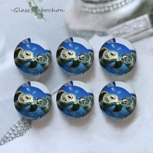 Meeresschildkröte Bild Cabochon/Druckknopf,10mm 12mm 14mm 16mm 18mm 20mm 25mm 30mm 35mm 40mm DIY Glaskuppel/12mm 18mm 20mm Snap-R121702