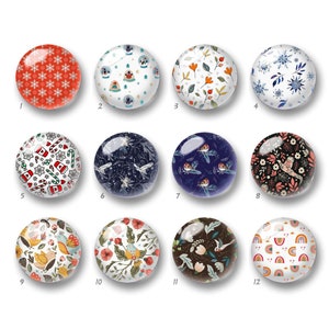 Cabochão de Natal, Brids Snowflake Glass Dome, 10 mm 12 mm 14 mm 16 mm 18 mm 20 mm 25 mm 30 mm 35 mm 40 mm DIY Picture Image Glass Beads-DN119