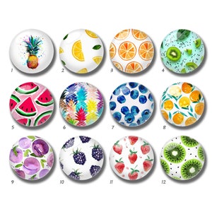 10 pièces cabochon motif fruits, dôme en verre fraise, 10 mm 12 mm 14 mm 16 mm 18 mm 20 mm 25 mm 30 mm 35 mm 40 mm DIY image image perles de verre-DN674