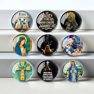 Christian Cabochon, Jesus Glass Dome, 10mm - 40mm Lady Maria Photo Paper Glass Dome, Picture Image Glass Cameo Jewelry Accessory -DN4221