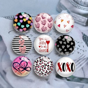Cabochon Love Key XOXO, dôme en verre Saint-Valentin, 10 mm 12 mm 14 mm 16 mm 18 mm 20 mm 25 mm 30 mm 35 mm 40 mm DIY image image perles de verre-DN155