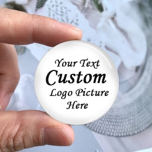 Cabochon personalizzati, il tuo testo, logo, foto cabochon, personalizzati 10 mm 12 mm 14 mm 16 mm 18 mm 20 mm 25 mm 30 mm 35 mm 40 mm cupola in vetro cameo