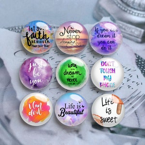Inspirerende Quote Cabochon, Handgemaakte Glazen Koepel, 10mm 12mm 14mm 16mm 18mm 20mm 25mm 30mm 35mm 40mm DIY Verklaring Foto Afbeelding Glas Kraal-DN932
