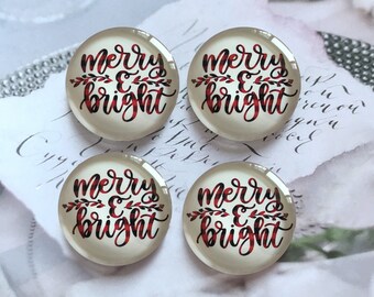 メリークリスマス カボション、レッドバッファロー フォトガラス スナップボタン、10 mm 12 mm 14 mm 16 mm 18 mm 20 mm 25 mm 30 mm 35 mm 40 mm ガラスドーム カメオ-DN766d11