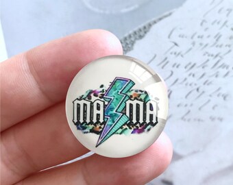 Flash Mama Cabochon / Picture glass Snap Button,10mm 12mm 14mm 16mm 18mm 20mm 25mm 30mm 35mm 40mm Glass Dome/Ginger Snap Button-R2233025