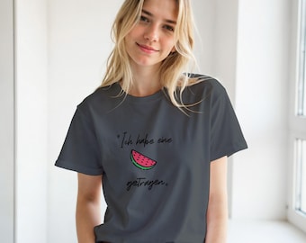 Ik droeg een watermeloen... T-shirt/ grappig T-shirt/ Dirty Dancing citaat/ katoenen T-shirt voor dames