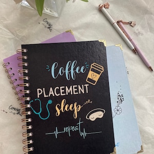 Plaatsing Student Notitieboek | Thema notitieboek geneeskunde/verpleegkunde| Cadeaus student verpleegster/dokter| Cadeaus voor afstuderen| Beknopt onderzoek