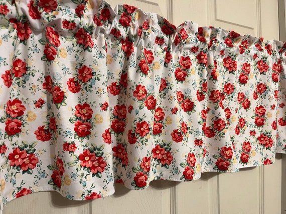 14” Ruffle Top Made With Pioneer Woman Material Red Yellow Cotton