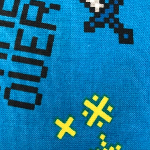 Blue game station runner 12”x 42” runner for game console stand area