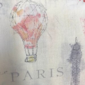 Paris tower runner 12”x42” runner table topper finished edges living dining bedroom dresser bench or table decor gift for mom grandma friend
