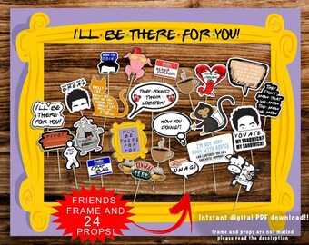 Friends Theme Photo Booth PROPS without Frame - Etsy