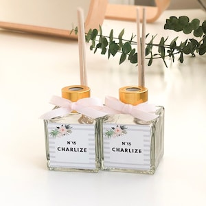 Reed diffuser, unique wedding favors, baby shower gift idea, personalized wedding favors, gifts for guests, perfume sticks, thank you gift