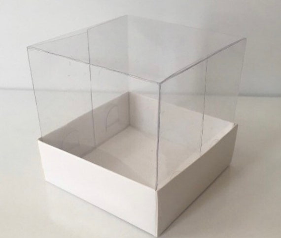 Clear Gift Boxes, Plastic Candy Box for Party Favors (6x6x6 Inch, 30 Pack),  PACK - City Market