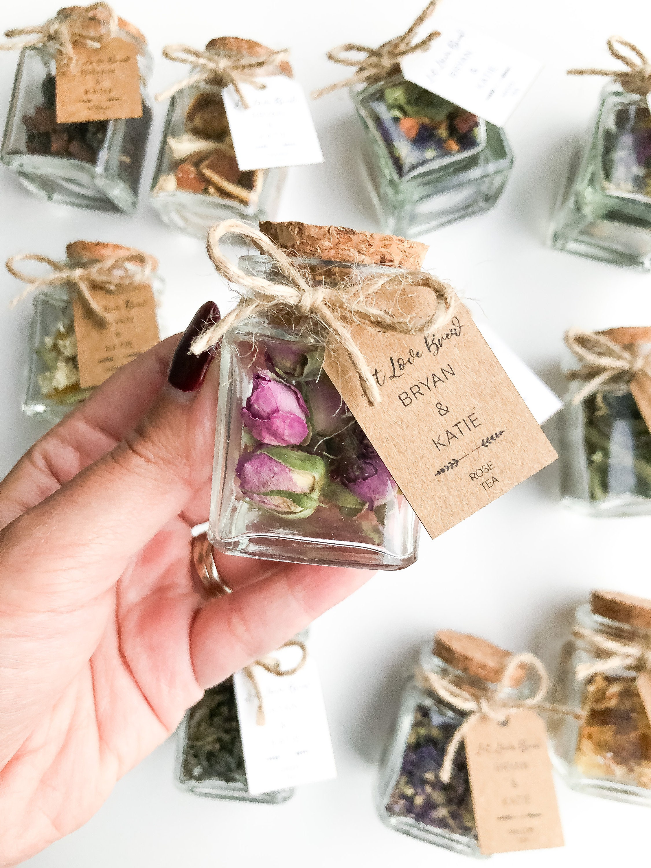 Detalles de boda para invitados regalos a granel portavelas de madera con  flores secas -  México