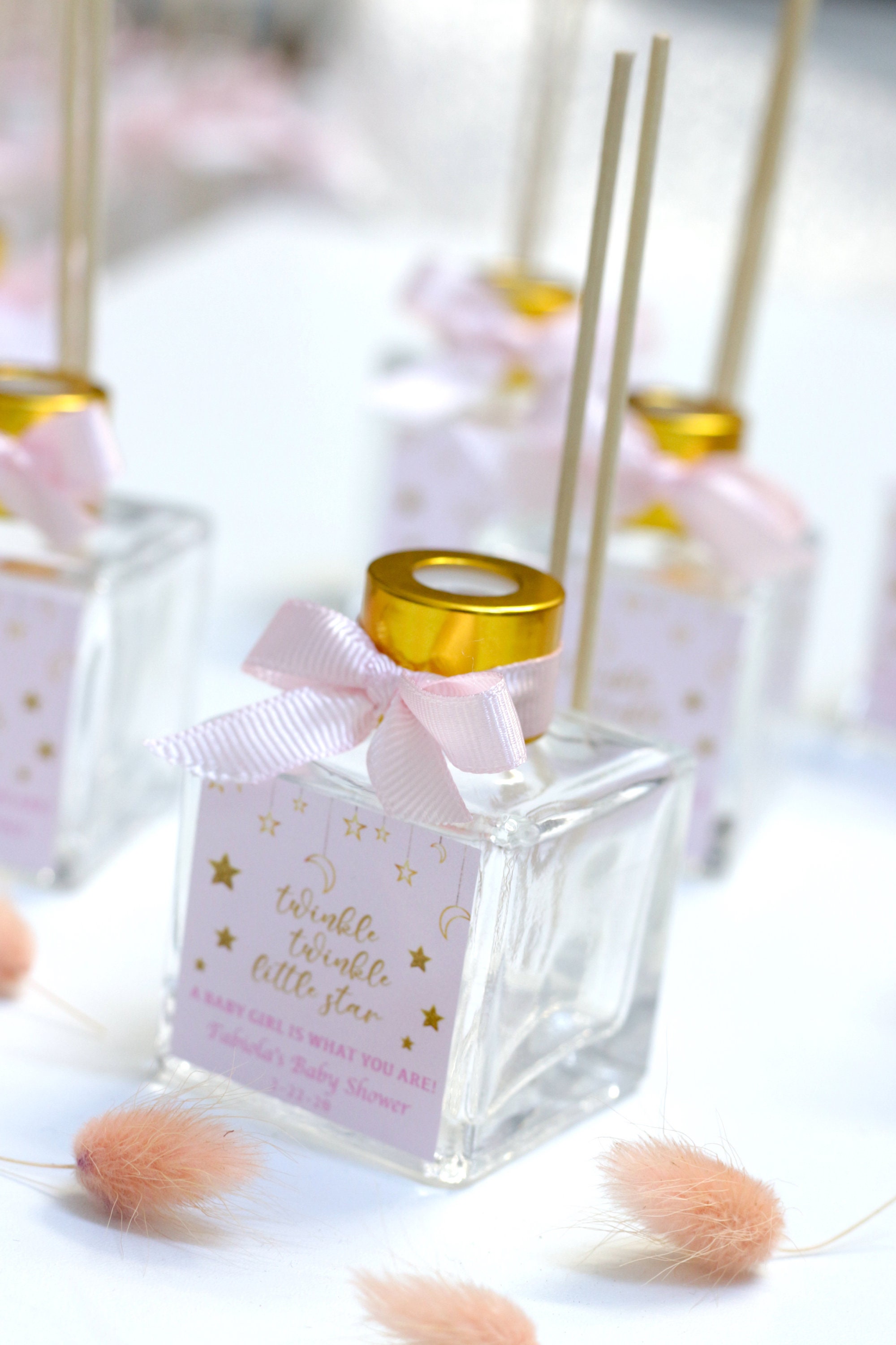 Diffuseur parfum Personnalisé Rose de craie pour cadeau Témoin mariage