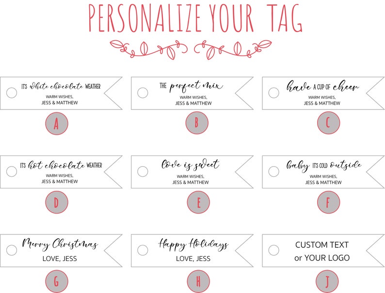 Hot Chocolate Wedding Favors for Guest Bulk Gift Winter Etsy