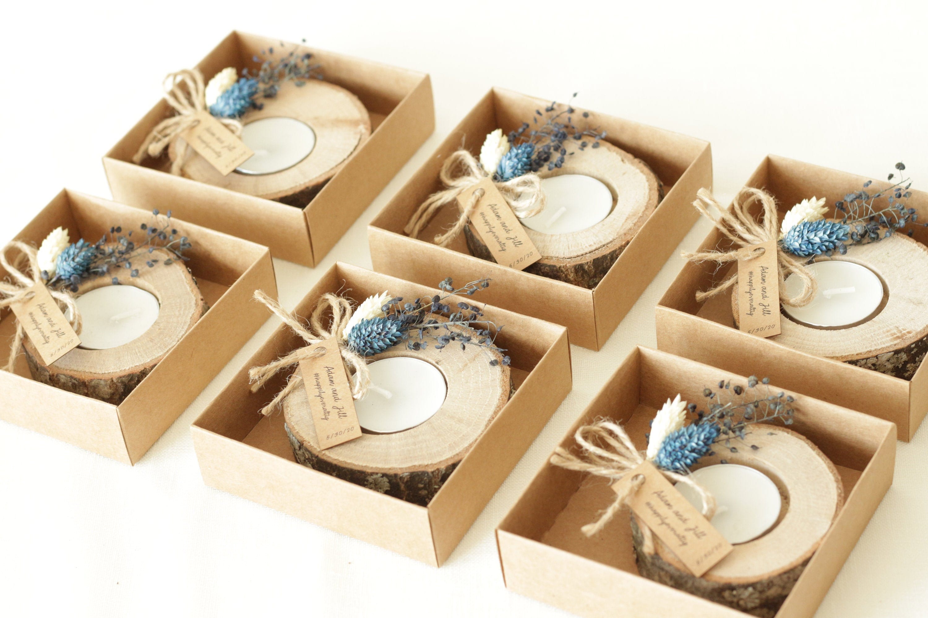 50 Pc Wedding Favors for Guests, Bulk Gifts, Rustic Wedding Favor ...