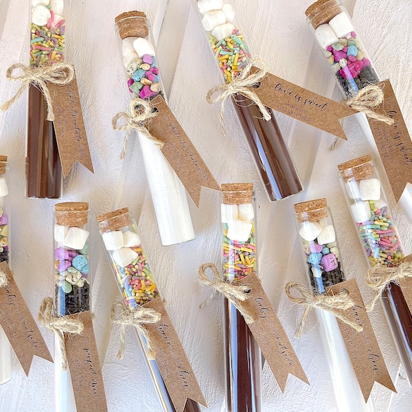 Hot Chocolate Favors for Guest, Bulk Gift, Winter Wedding, Merry Christmas Thank You Favors, White Chocolate, Hot Cocoa, Stocking Fillers