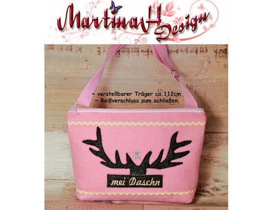 antler pink bag