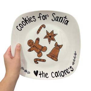 Customizable family christmas plate