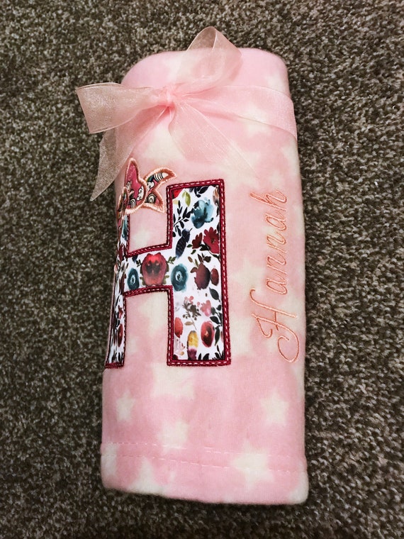 Personalised Birth Blankets Custom Made Gift Boy Or Girl