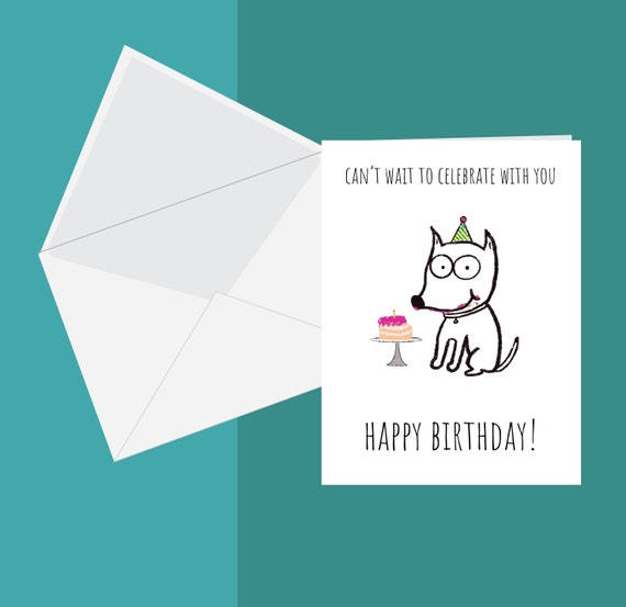 Pitbull Bikini Birthday Card 