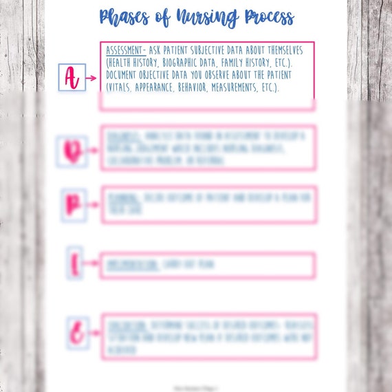 phases of nursing process sheet nursing reference sheet adpie nursing process sheet reference sheet