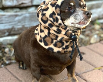Dog winter hat || Hat for dog || Animal print dog hat ||Warm dog hat